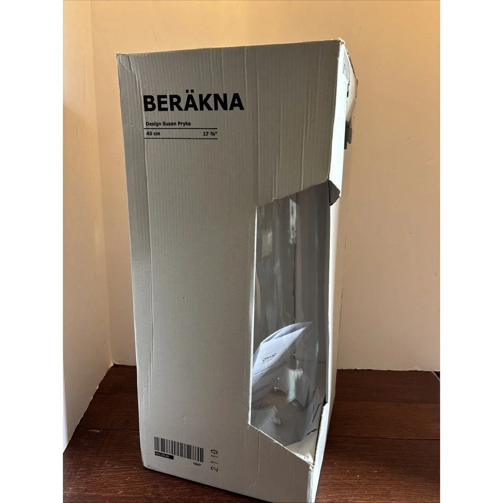 Brand New IKEA BERAKNA‎ Glass Vase 45 Cm (17 ¾ 